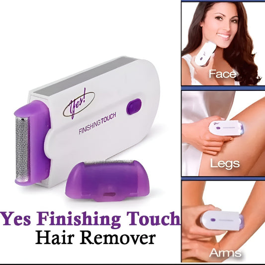 Finishing Touch Yes Hair Remover Rechargeable Painless Facial And Body Hair Remover Rotary Electric Shaver For Women