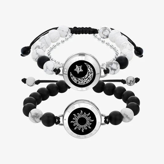 Sun&Moon Touch Bracelets with Matching Beads